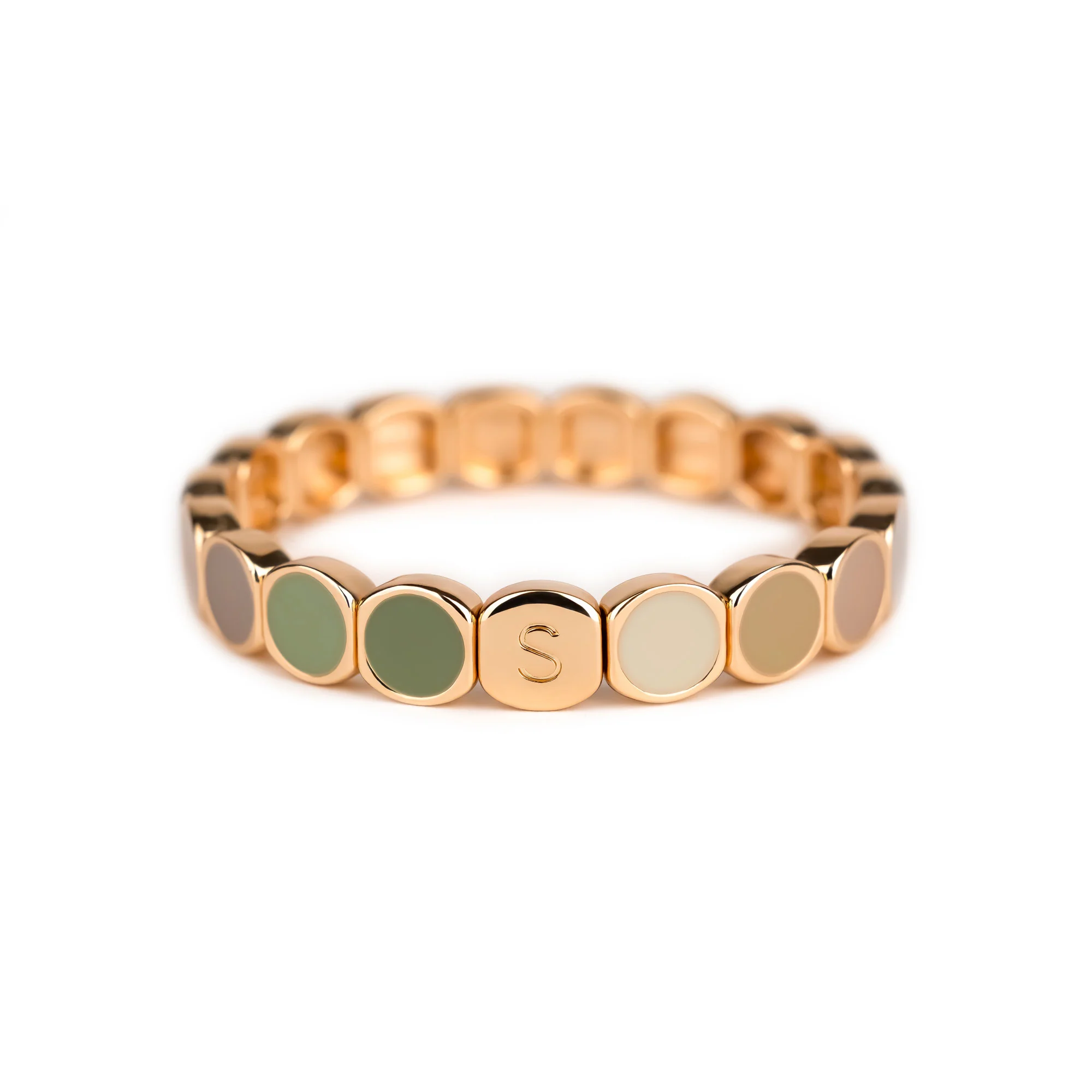 Bracelet Marron/Vert